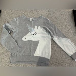 NWT OshKosh girls  unicorn sweater size 10